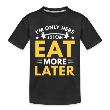 Fun Fitness Dicton Entraînement Échauffement Sport - T-shirt bio Premium Enfant - noir - Devant