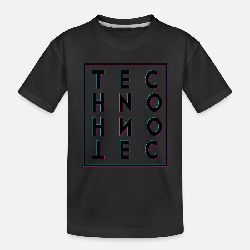 Techno - T-shirt bio Premium Enfant - noir