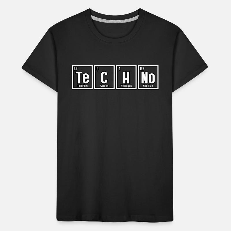 Rave Techno Periodic Table Kids' Premium Organic T-Shirt
