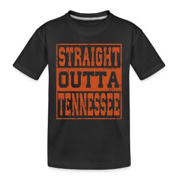Tennessee Saying Funny Tennessee Gift - Kids' Premium Organic T-Shirt - black - Front