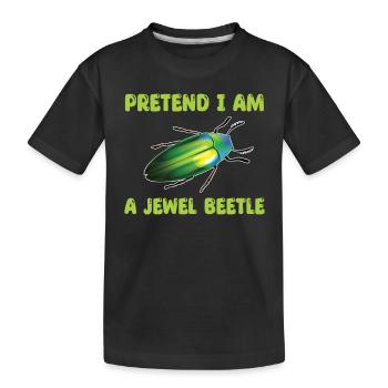 Magnifiques coléoptères - T-shirt bio Premium Enfant - noir - Devant