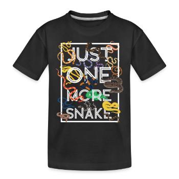Serpent Serpent Juste Un Serpent de Plus - T-shirt bio Premium Enfant - noir - Devant