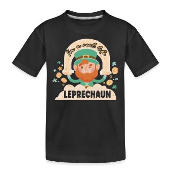 Je suis un vrai lutin irlandais irlandais - T-shirt bio Premium Enfant - noir - Devant