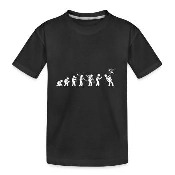 Evolution Guitare Vintage Guitari - T-shirt bio Premium Enfant - noir - Devant