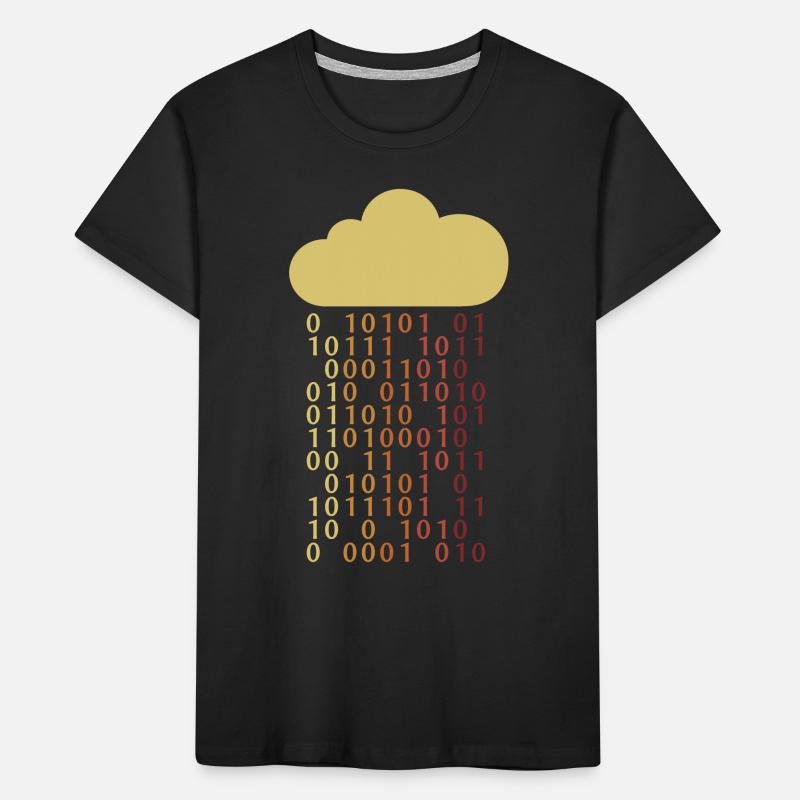 Cloud Bit Informaticien Admin Exploitation T-shirt bio Premium Enfant