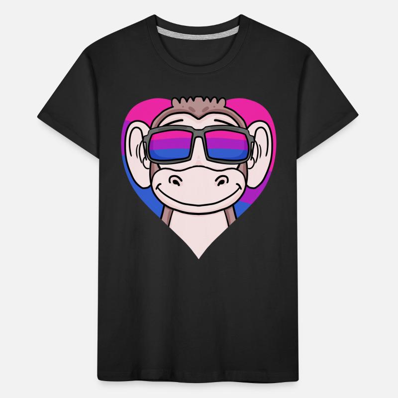 Bisexual Monkey Gift Kids' Premium Organic T-Shirt