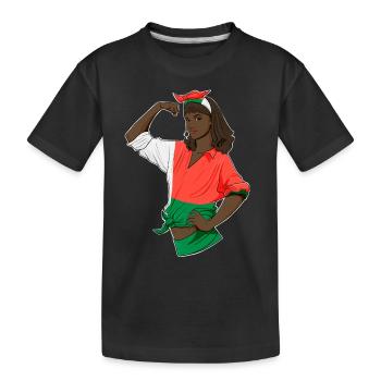 Madagascar Girl Unbreakable I Madagascar Heritage - Kids' Premium Organic T-Shirt - black - Front