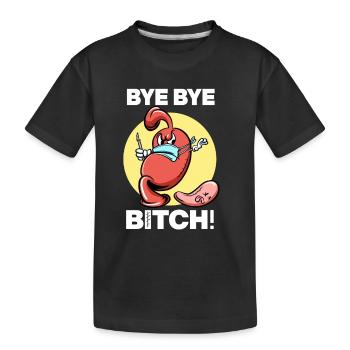 Bariatrische Chirurgie Magenhülse Bariatrische Chirurgie - Kinder Premium Bio T-Shirt - Schwarz - Vorne