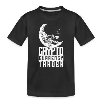 Cryptocurrency Trader Trader Crypto Crypto - T-shirt bio Premium Enfant - noir - Devant