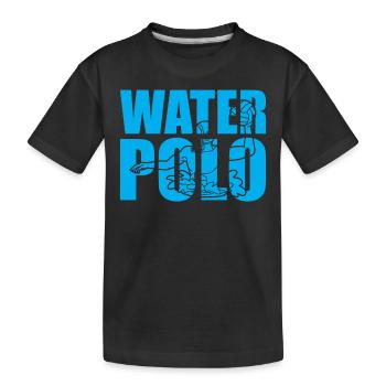 Sports nautiques - Water Polo - T-shirt bio Premium Enfant - noir - Devant