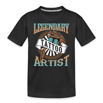 Legendary Tattoo Artist Tattoo Tattoo - Kids' Premium Organic T-Shirt - black - Front