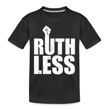 Ruthless pro Choice - Kids' Premium Organic T-Shirt - black - Front