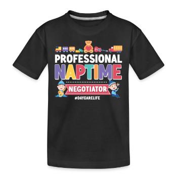 Childcare Daycare Provider Teacher - Kids' Premium Organic T-Shirt - black - Front