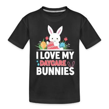 Childcare Daycare Provider Teacher - Kids' Premium Organic T-Shirt - black - Front