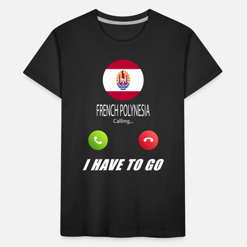 Français Polynésie appelle les drapeaux lusiger T-shirt bio Premium Enfant