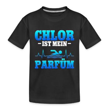 Rettungsschwimmer Bademeister - Kinder Premium Bio T-Shirt - Schwarz - Vorne