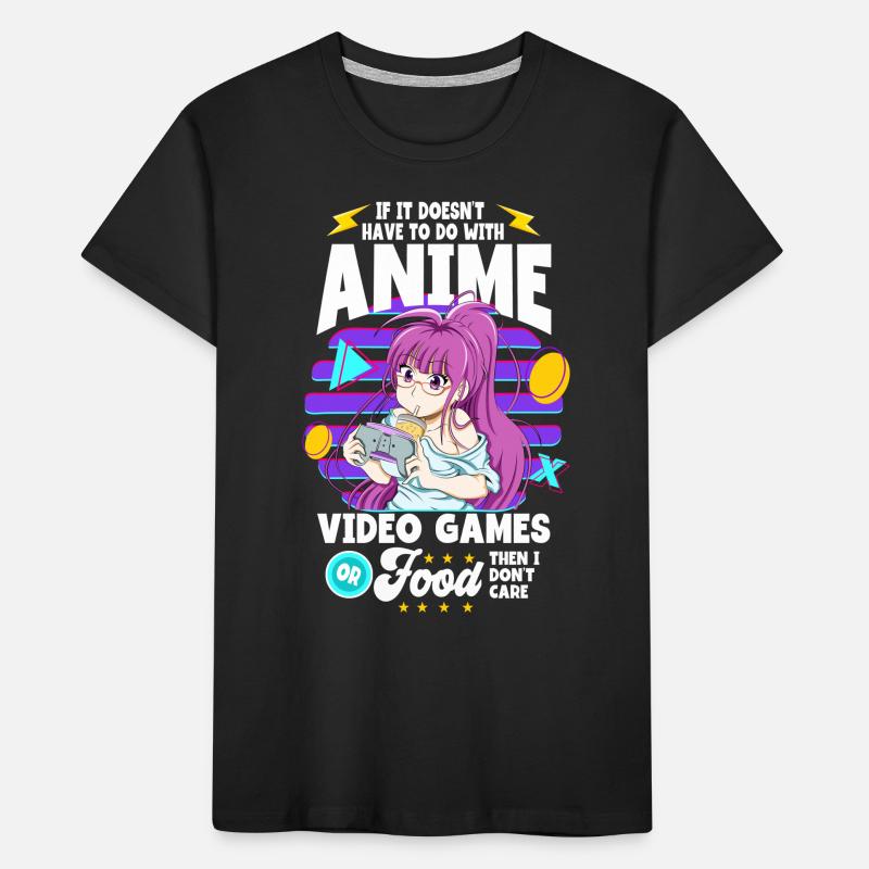 Anime Saying Weeb Otaku Kids' Premium Organic T-Shirt
