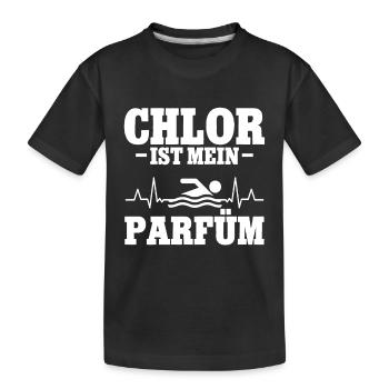 Rettungsschwimmer Bademeister - Kinder Premium Bio T-Shirt - Schwarz - Vorne