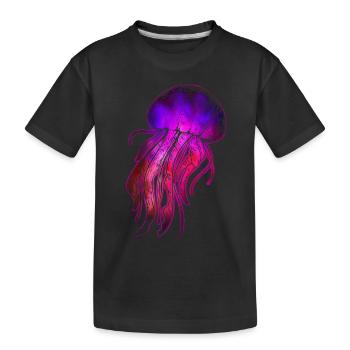 Méduse - T-shirt bio Premium Enfant - noir - Devant