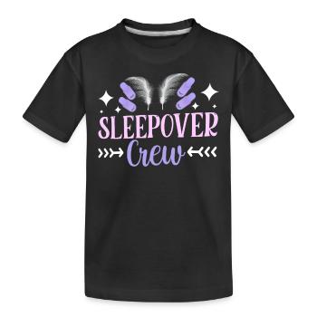 Nuit en équipe Nuitée Fête de nuit - T-shirt bio Premium Enfant - noir - Devant
