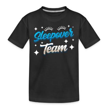 Nuit en équipe Party Nuitée - T-shirt bio Premium Enfant - noir - Devant