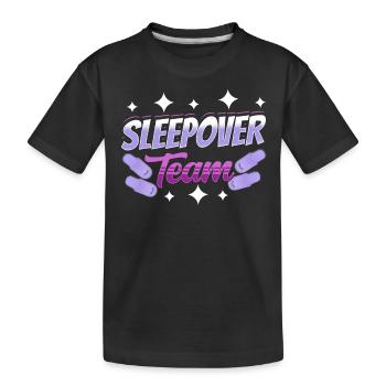 Nuit en équipe Party Nuitée - T-shirt bio Premium Enfant - noir - Devant