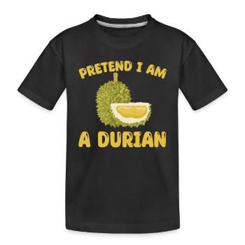 Durian - T-shirt bio Premium Enfant - noir - Devant