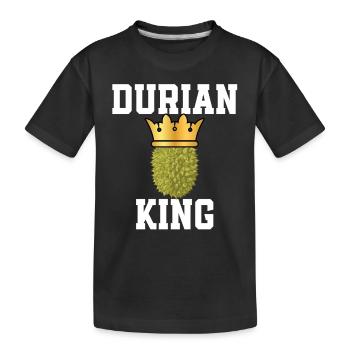 Roi Durian - T-shirt bio Premium Enfant - noir - Devant