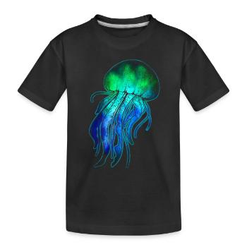 Méduse - T-shirt bio Premium Enfant - noir - Devant