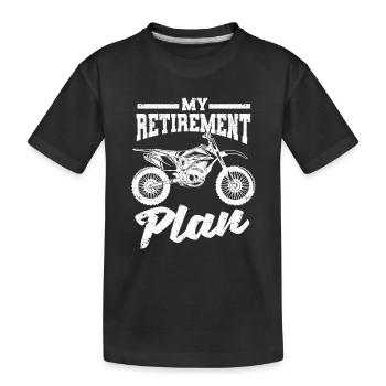 Funny Dirt Bike Motocross Dirtbike Bikers My - Kinder Premium Bio T-Shirt - Schwarz - Vorne