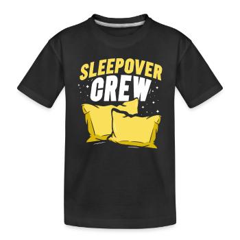 Nuit en équipe Nuitée - T-shirt bio Premium Enfant - noir - Devant