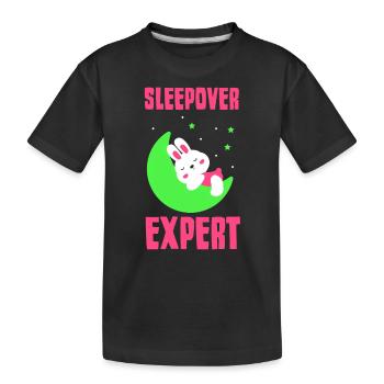 Expert pour les nuitées Nuitée Party sweet - T-shirt bio Premium Enfant - noir - Devant