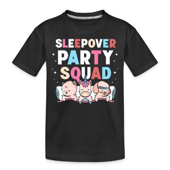 Sleepover Party Troupe Nuitée - T-shirt bio Premium Enfant - noir - Devant