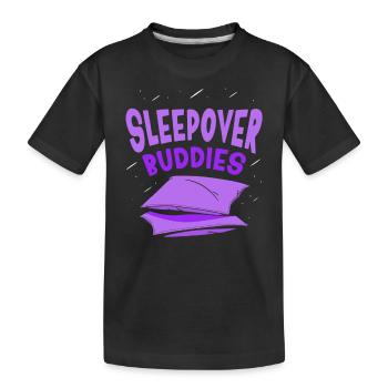 Invités d’une nuit Douce Nuitée Nuitée - T-shirt bio Premium Enfant - noir - Devant