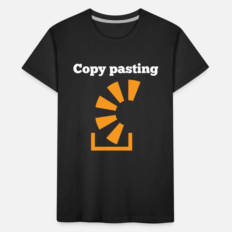 Copy Pasting Programming Coder Software Developer Kinder Premium Bio T-Shirt