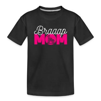Motocross Filles MX Dirt Bike Filles Dirt Bike - T-shirt bio Premium Enfant - noir - Devant