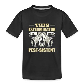 Cet exterminateur est un ravageur très parasite - T-shirt bio Premium Enfant - noir - Devant