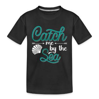 Apnéiste Apnée Plongée Cadeau d’apnée - T-shirt bio Premium Enfant - noir - Devant