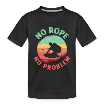 Wakeboard Wake Wakeboarding Wakeboarder Gift - Kids' Premium Organic T-Shirt - black - Front