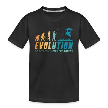Wakeboard Wakeboarder Wakeboarding Cadeau - T-shirt bio Premium Enfant - noir - Devant