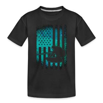 Wakeboard Wakeboarding Wakeboarder Cool Gift - Kids' Premium Organic T-Shirt - black - Front