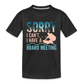 Wakeboard Wakeboarder Wake Wakeboarding Gift - Kids' Premium Organic T-Shirt - black - Front
