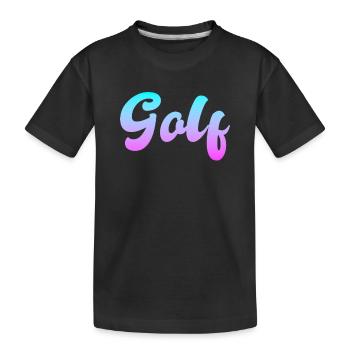 Golfe - T-shirt bio Premium Enfant - noir - Devant