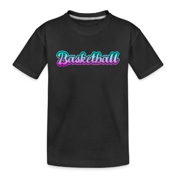 Basket-ball - T-shirt bio Premium Enfant - noir - Devant