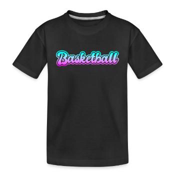 Basket-ball - T-shirt bio Premium Enfant - noir - Devant