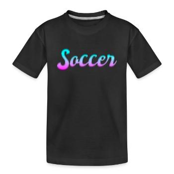 Soccer soccer - T-shirt bio Premium Enfant - noir - Devant