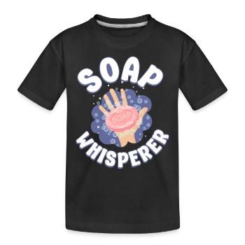 Fabrication de savon Artisanat Savon - T-shirt bio Premium Enfant - noir - Devant