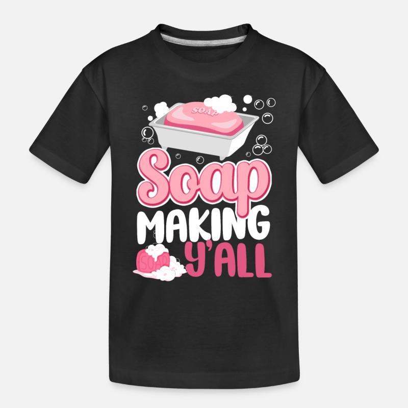 Soap Making Crafting Soap Making - Kinder Premium Bio T-Shirt - Schwarz