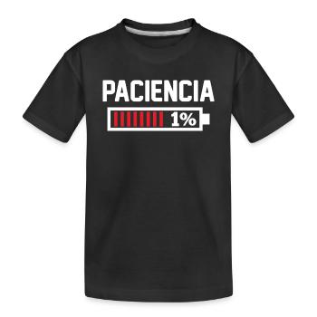 Je N'ai Pas De Patience - T-shirt bio Premium Enfant - noir - Devant