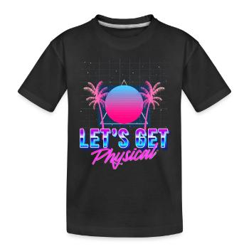 Obtenons l’esthétique Physique Vaporwave - T-shirt bio Premium Enfant - noir - Devant